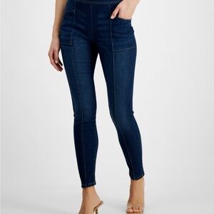 I.n.c. International Concepts Women's High-Rise Pull-on Skinny Jeans Size 4